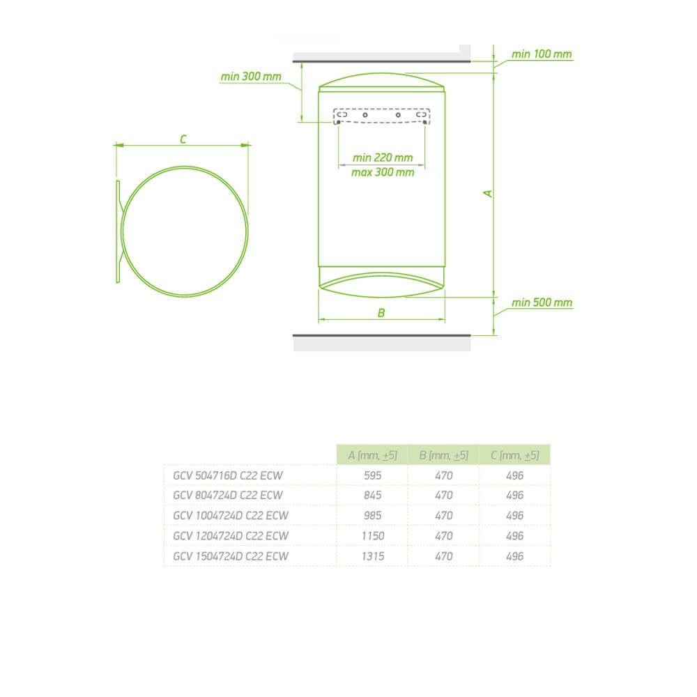 Termo eléctrico TESY Modeco Cloud 50 litros WiFi - Imagen 6