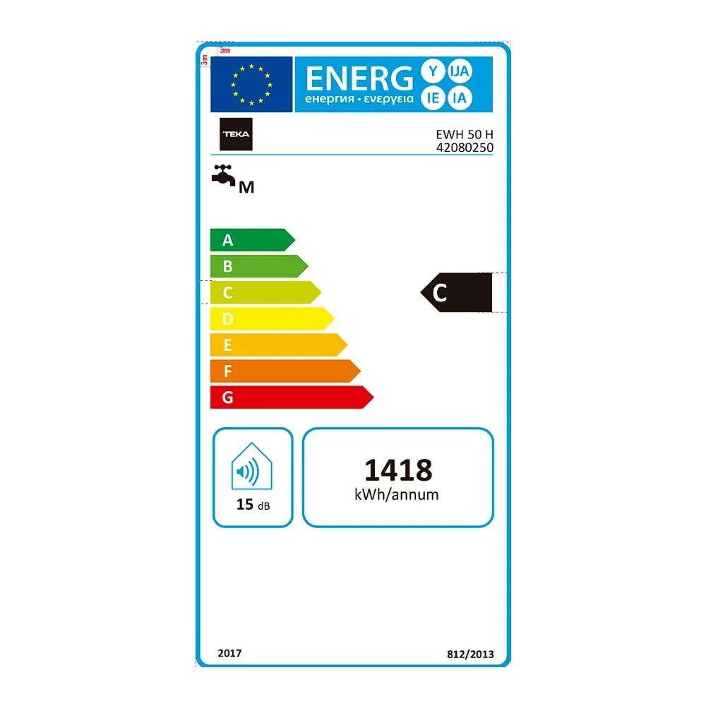 Termo eléctrico Teka 50l EWH 50 H multiposición - Imagen 3